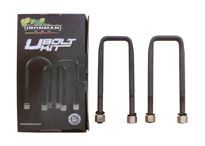 thumbnail image 2 of Front And Rear Complete Heavy Duty U-Bolt Kit Compatible... 2 of 12